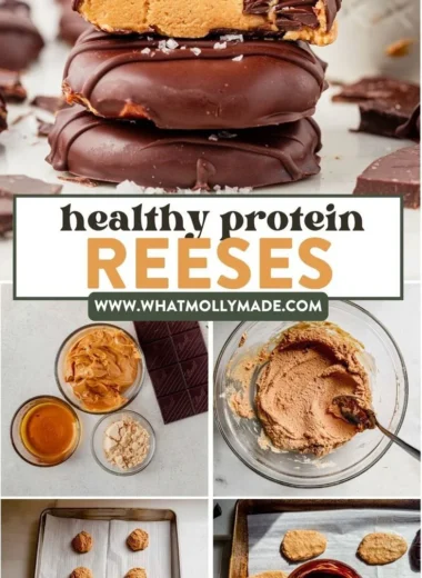 Homemade Healthy Reese's Eggs made with natural ingredients