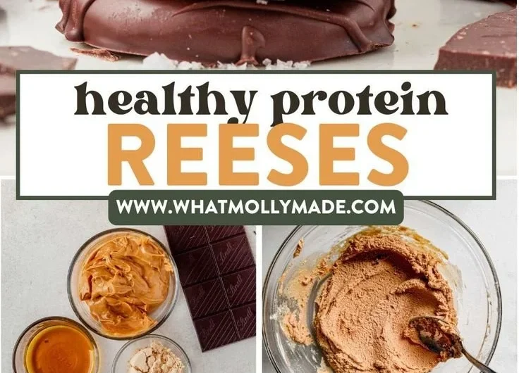 Homemade Healthy Reese's Eggs made with natural ingredients