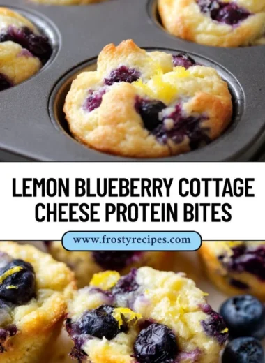 Lemon Blueberry Protein Bites for a healthy snack