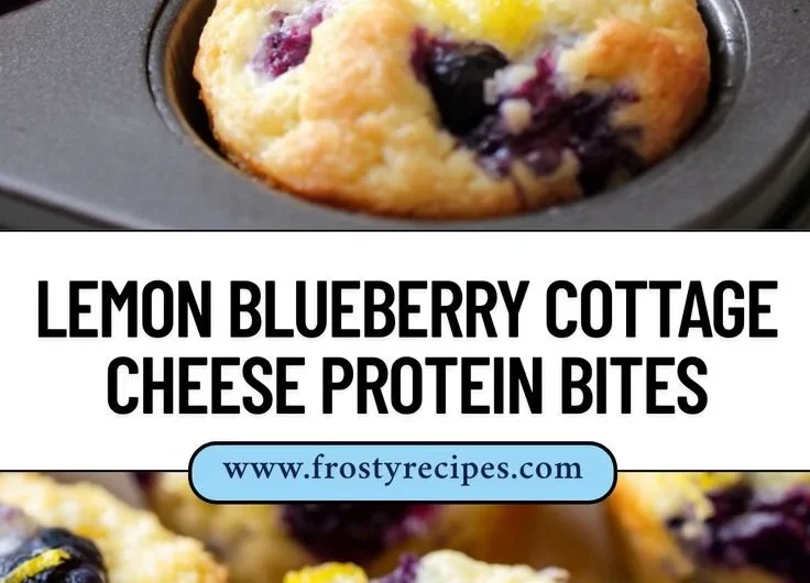 Lemon Blueberry Protein Bites for a healthy snack