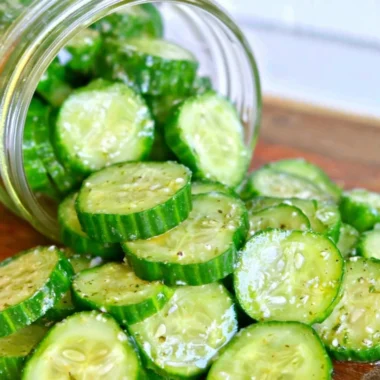 5 minute cucumber snack recipe ready to serve