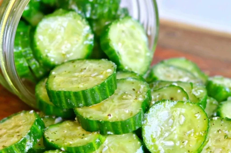 5 minute cucumber snack recipe ready to serve