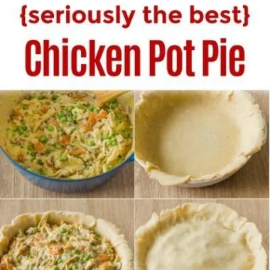 Delicious homemade chicken pot pie with flaky crust and savory filling