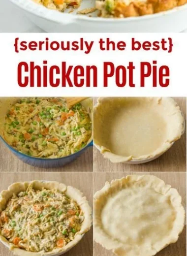 Delicious homemade chicken pot pie with flaky crust and savory filling
