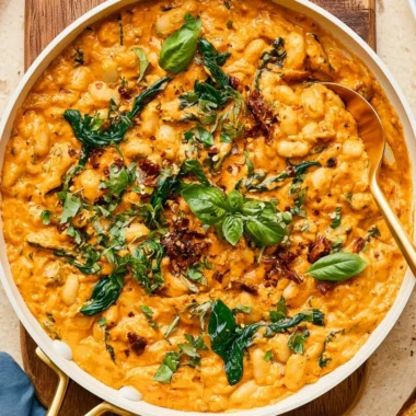 Delicious Marry Me White Beans dish served in a bowl