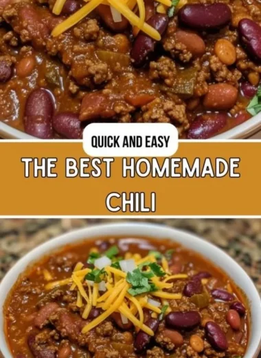 Bowl of the best homemade chili topped with cilantro and cheese.