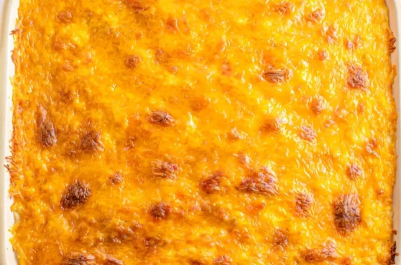 Delicious 5-ingredient easy Shepherd's Pie topped with mashed potatoes
