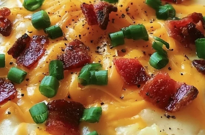 Bowl of creamy Crock Pot Crack Potato Soup with toppings