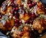 Honey Cranberry Chicken Bake with Feta Cheese
